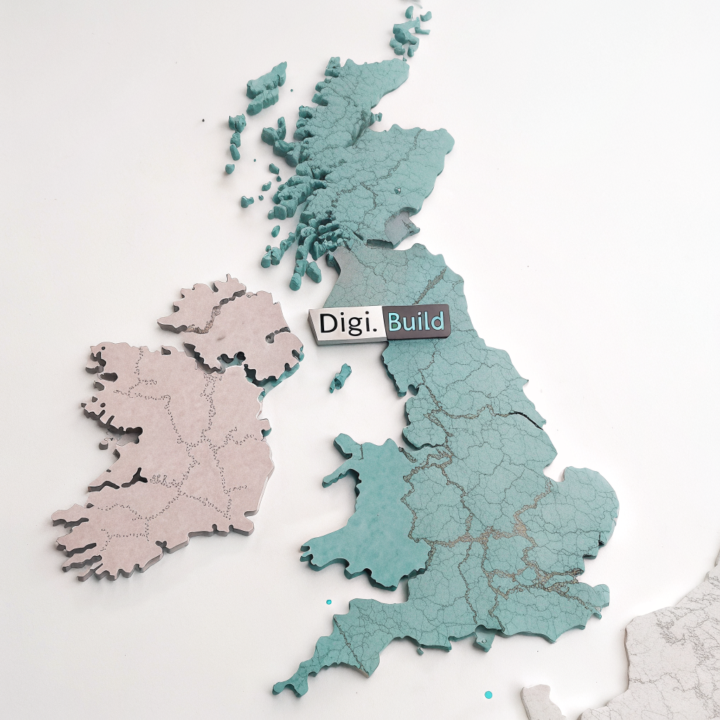 Contact Stylized map of our local service area in the UK
